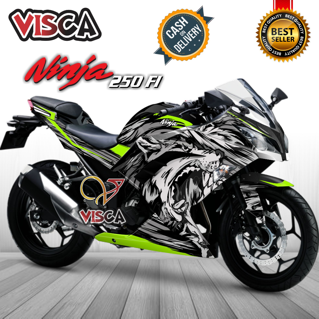 Jual Decal Ninja 250 Fi Full Body Stiker Ninja 250 Fi Full Body