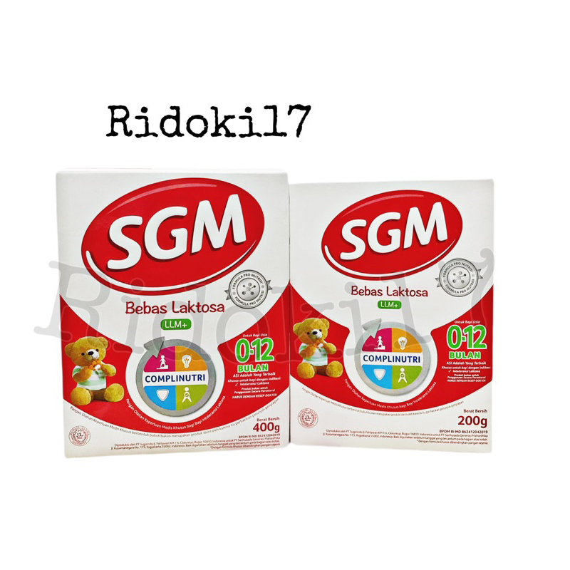 Jual SGM LLM 200 Gr 400 Gr Susu Formula Bebas Laktosa Shopee