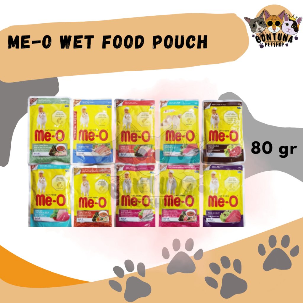 Jual Meo Wet Food Pouch 80 Gr Makanan Basah Kucing Kitten Dan Adult