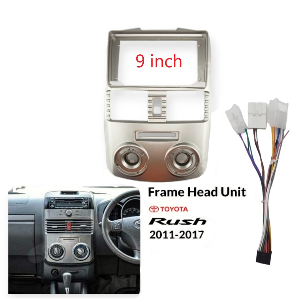 Jual Frame Head Unit Android 9 Inch Toyota Rush Terios 2011 2017