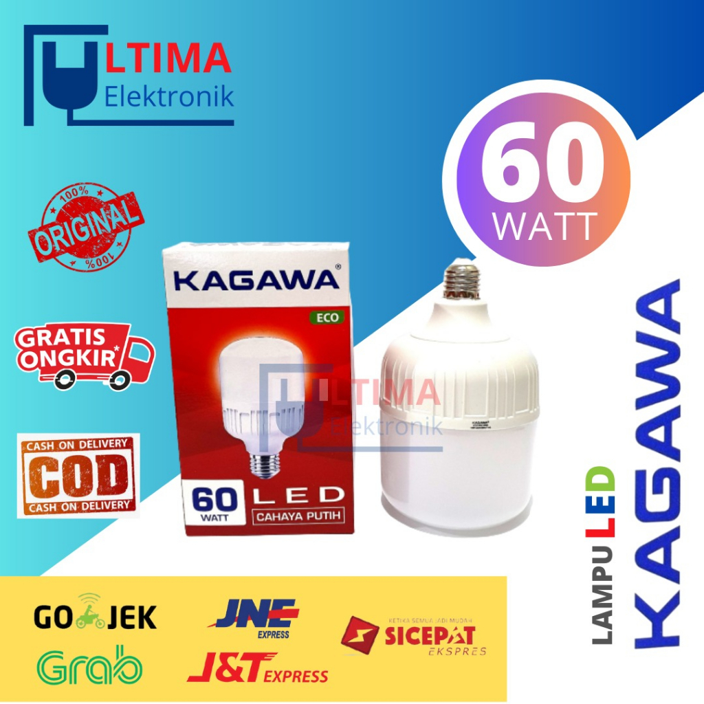 Jual Kagawa Eco Lampu LED Capsule 60 Watt Ekonomis Bukan Panaled