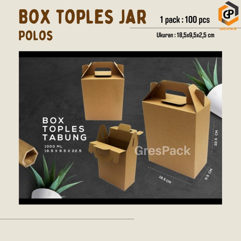 Jual Kardus Toples Jinjing Motif Box Toples Jar Box Toples Tabung