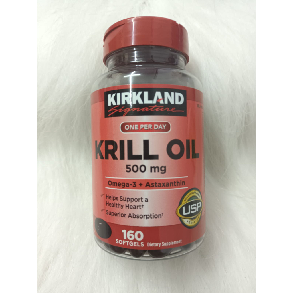 Jual Kirkland Signature Krill Oil 500 Mg 160 Softgels Kirkland Krill