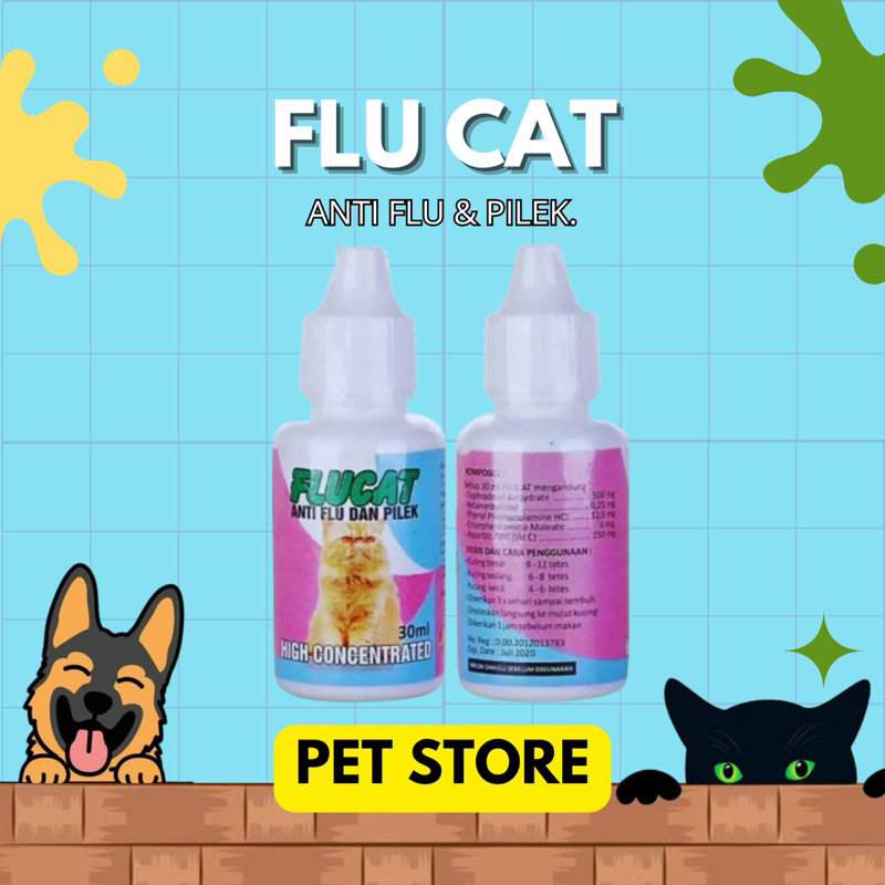 Jual Flucat Obat Flu Dan Pilek Untuk Kucing Shopee Indonesia