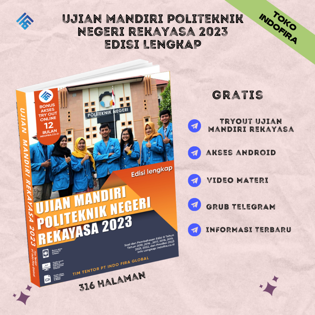 Jual New Buku Terbaru Ujian Mandiri Politeknik Negeri Rekayasa