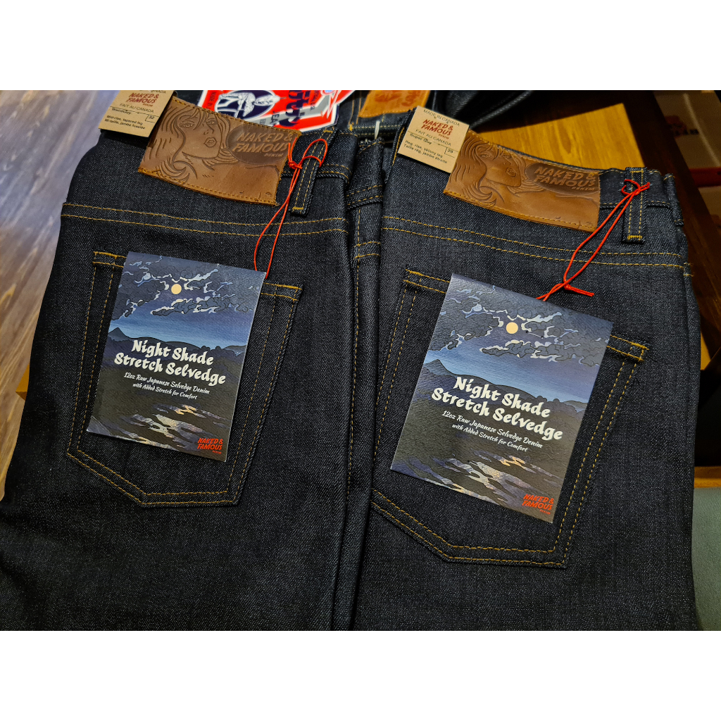 Jual Naked Famous Denim Super Guy Nightshade Stretch Selvedge