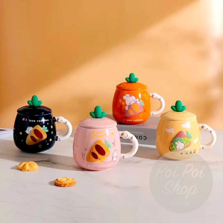 Jual Cangkir Gelas Keramik Bunny Kelinci Carrot Cup Gift Set Ceramic