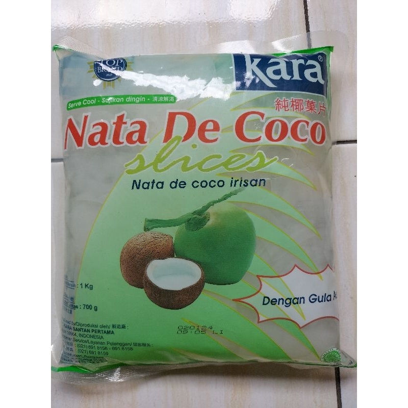 Jual Nata De Coco Kara Slice Irisan Kemasan Kg Shopee Indonesia