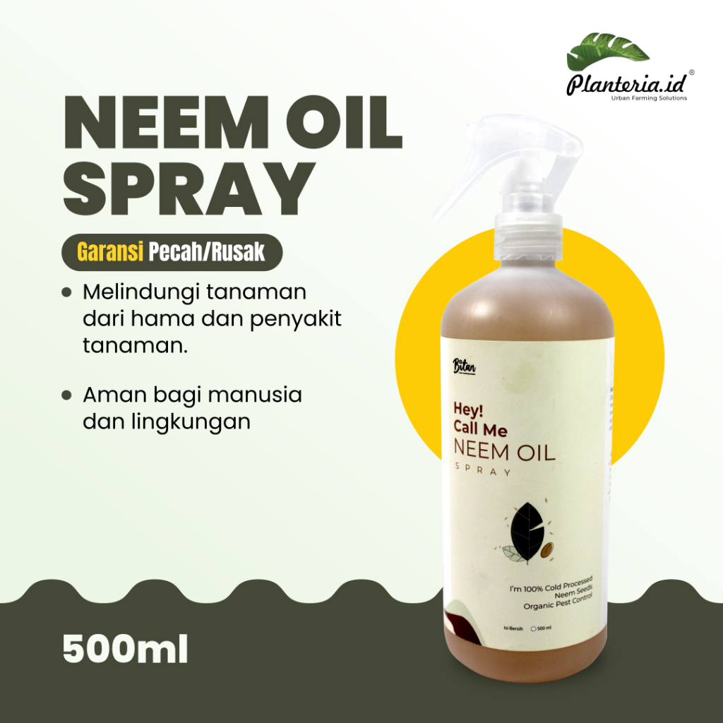 Jual Neem Oil Spray Pestisida Organik Neem Oil Ml Shopee Indonesia