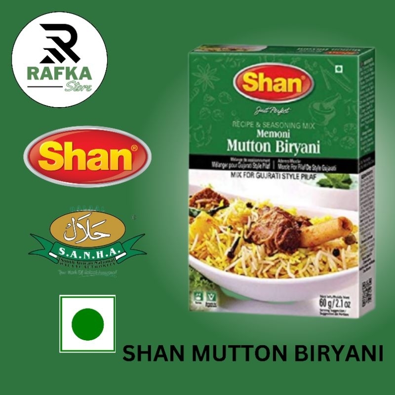 Jual SHAN MUTTON BIRYANI 60 Gr BUMBU BRIYANI SHAN Shopee Indonesia