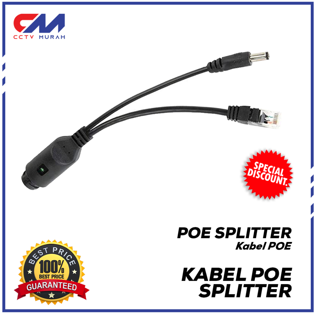 Jual Kabel Poe Splitter Untuk Ip Camera Camera Cctv Poe Splitter