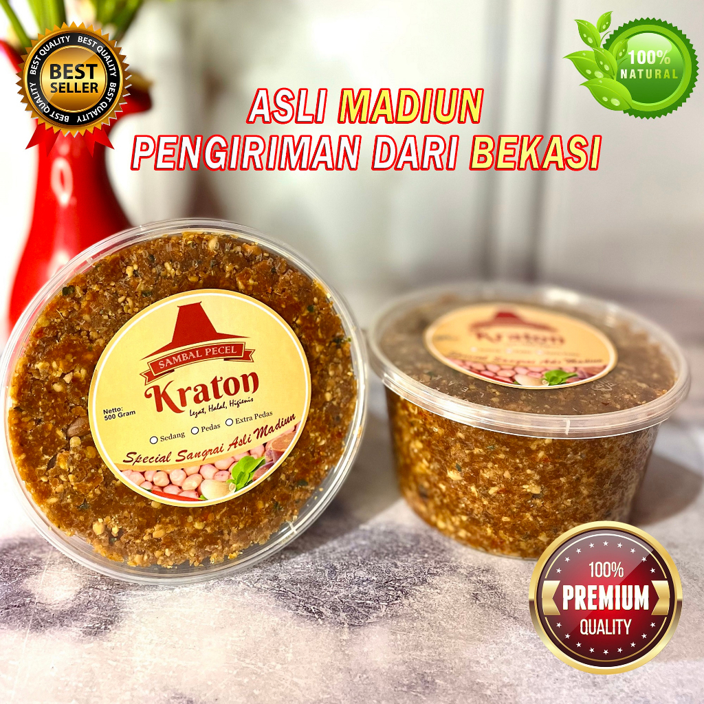 Jual Bumbu Sambal Pecel Asli Madiun Di Bekasi 250gr 1kg Sambal Kacang