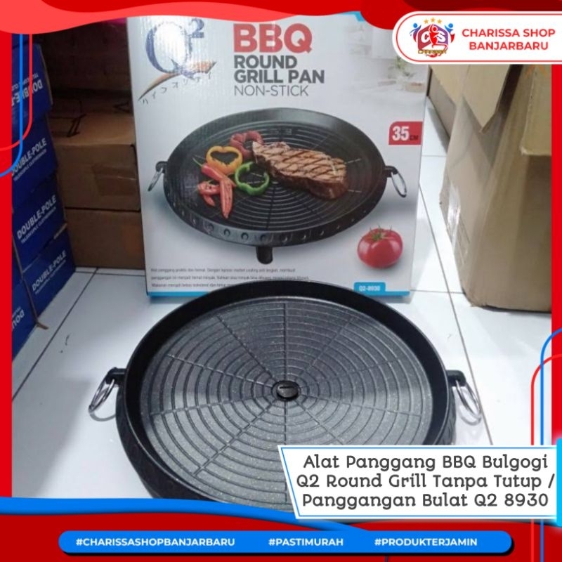 Jual Alat Panggang Bbq Bulgogi Q Round Grill Tanpa Tutup Panggangan