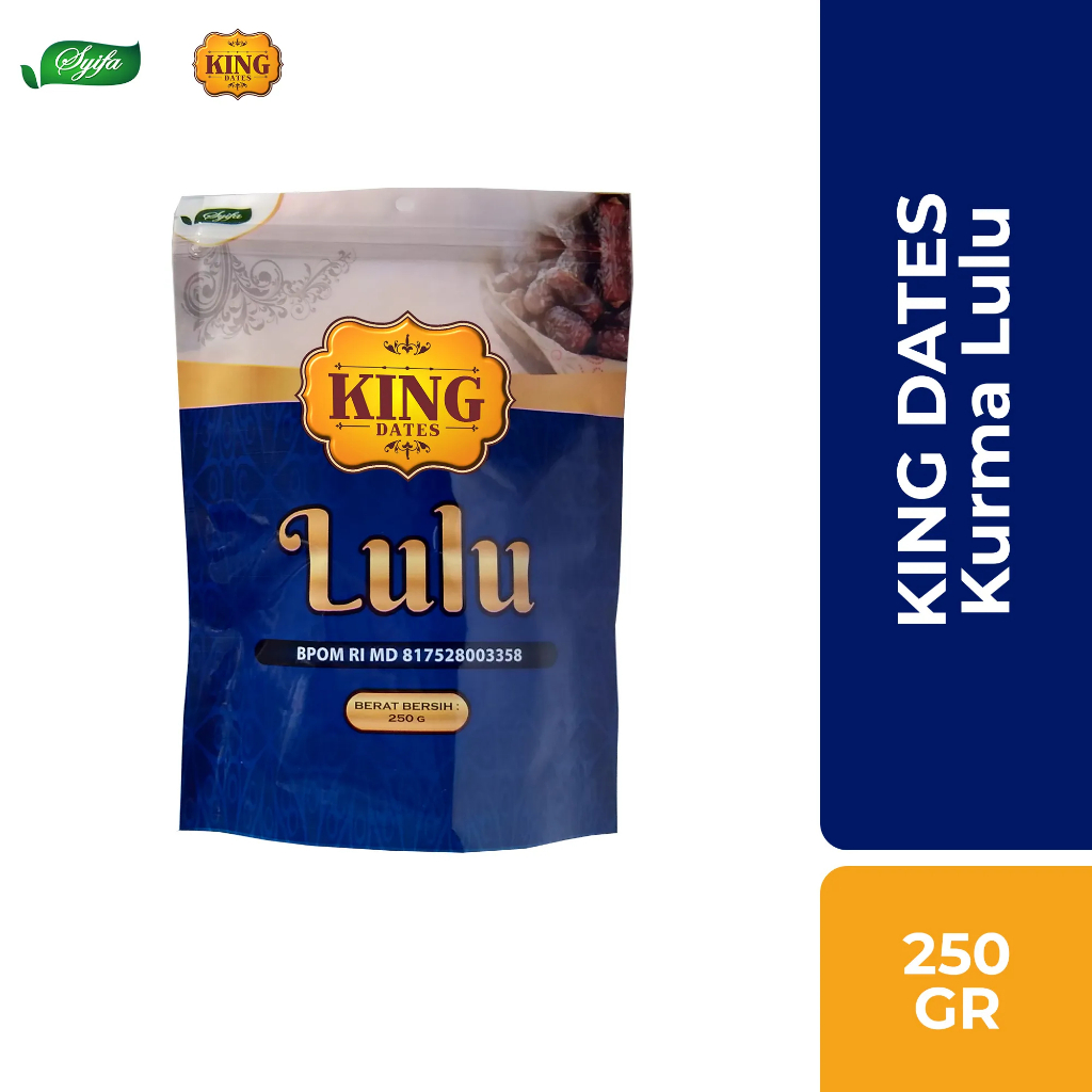 Jual Kurma Lulu 500gram King Dates KURMA KING DATES LULU 500gram LULU