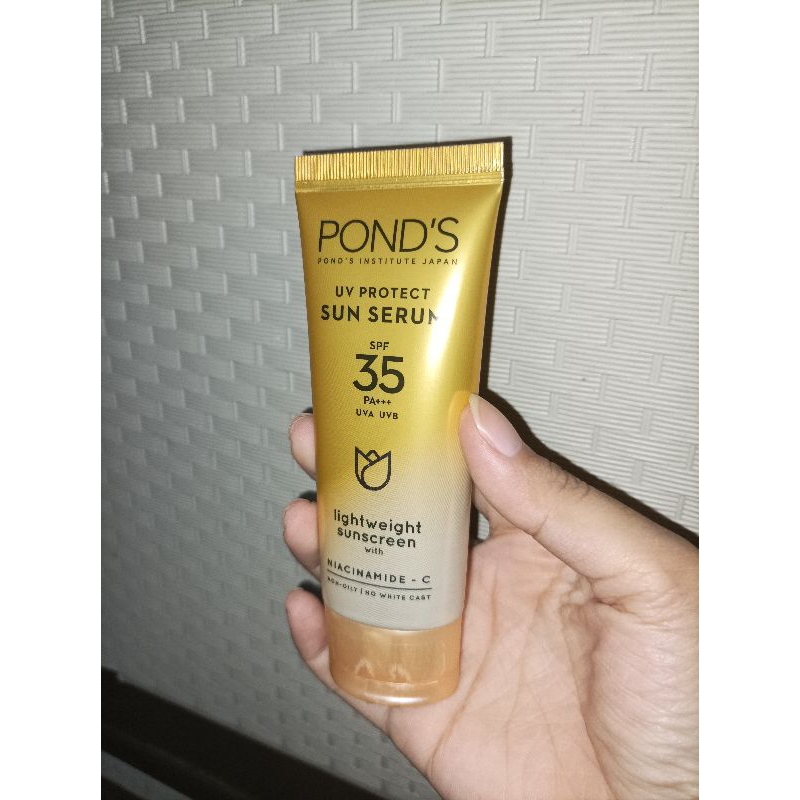 Jual New Ponds Uv Protect Sun Serum Spf 35 30g Shopee Indonesia