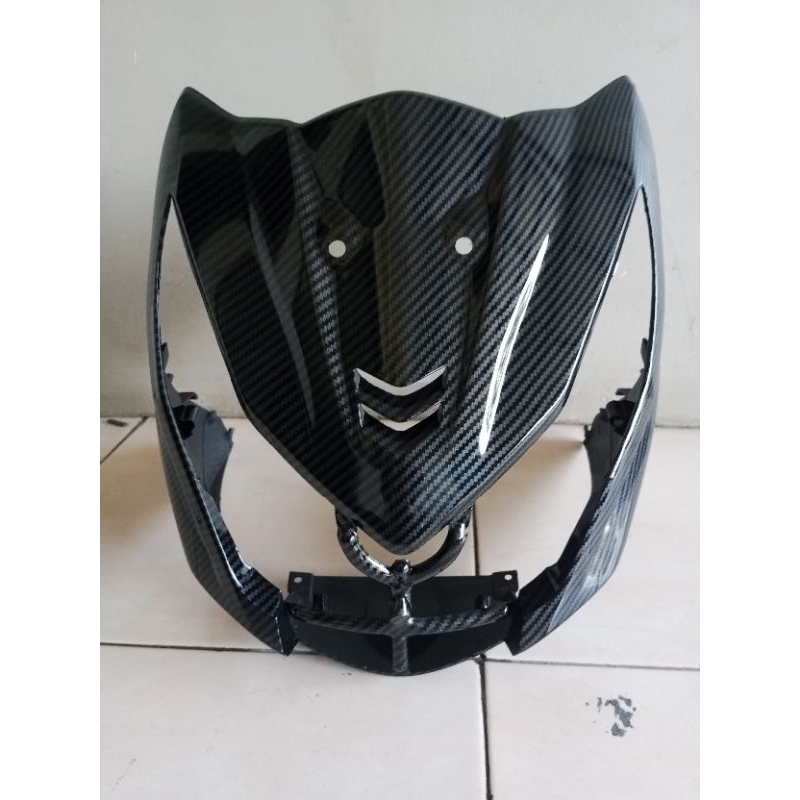 Jual Cover Body Depan Beat Fi Dada Depan Full Carbon Shopee