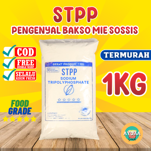 Jual STPP STTP PENGENYAL BAKSO MIE SOSIS PENTOL NUGGET 1KG FOOD GRADE