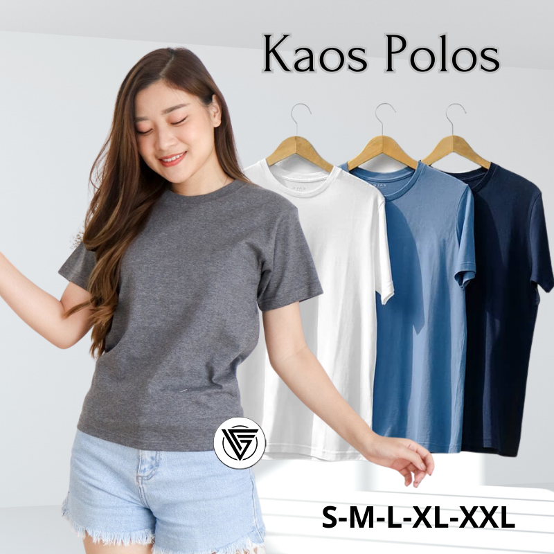 Jual Kaos Polos O Neck Lengan Pendek Cotton Combed S Kaos Pria