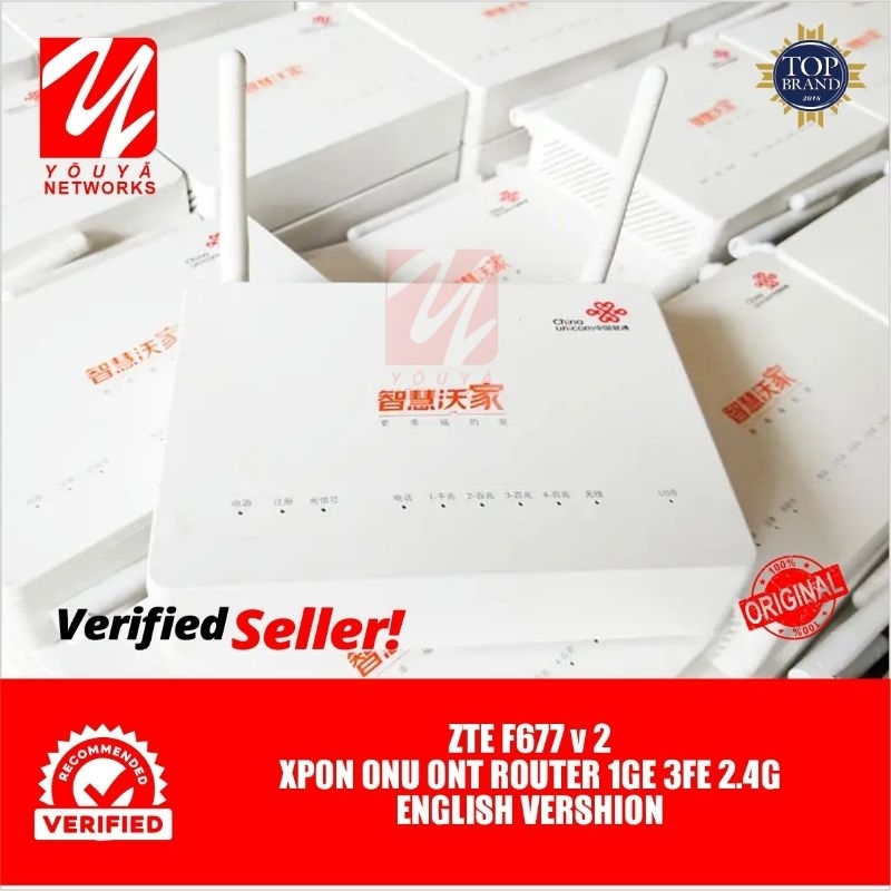 Jual MODEM XPON ZTE F677V2 BEKAS GRATIS ADAPTOR BARU Shopee Indonesia