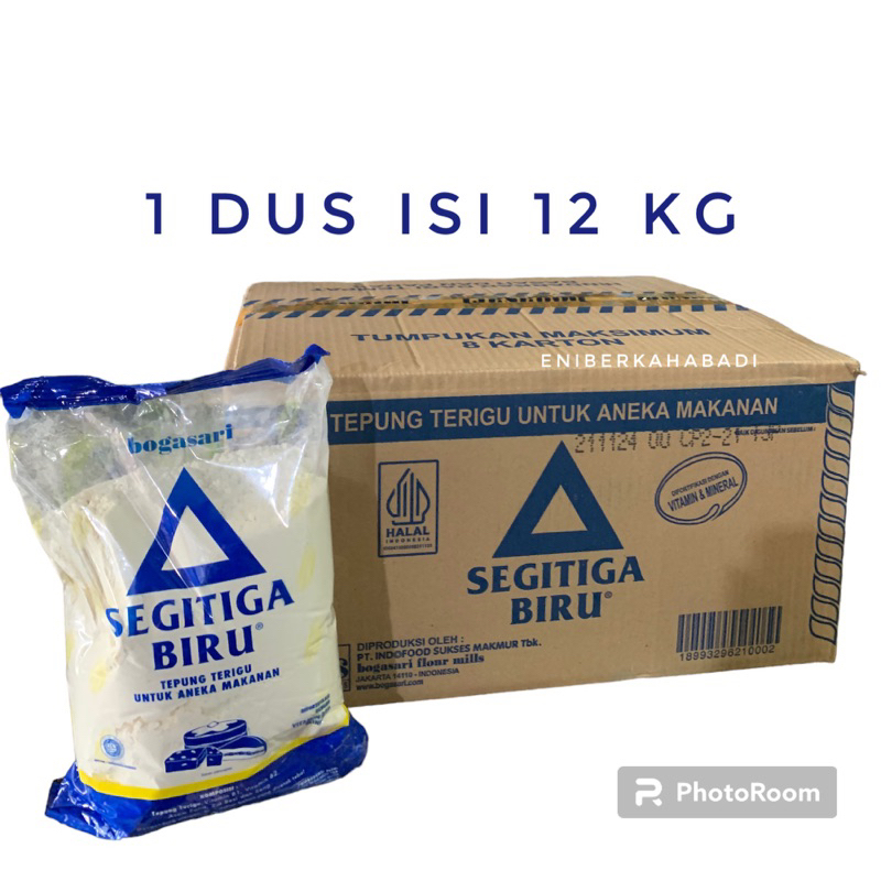 Jual Terigu Segitiga Biru 1 Kg 1 Dus Isi 12 Pcs Mei 2025 Shopee