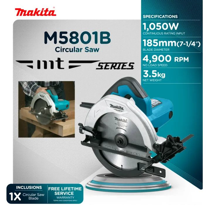 Jual MAKITA M5801B Circular Saw 7 Mesin Circle Potong Kayu Sirkel Or