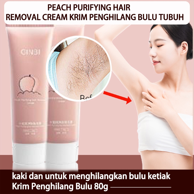 Jual Krim Penghilang Rambut Hair Removal Cream Peach Purifying Krim