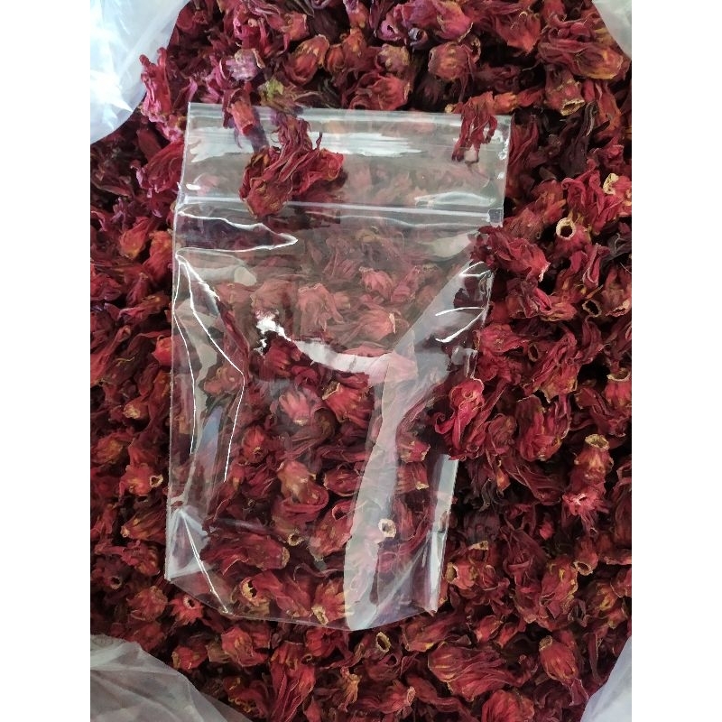 Jual Bunga Rosella Merah Kering Kemasan 250gr Teh Rosella Hibiscus