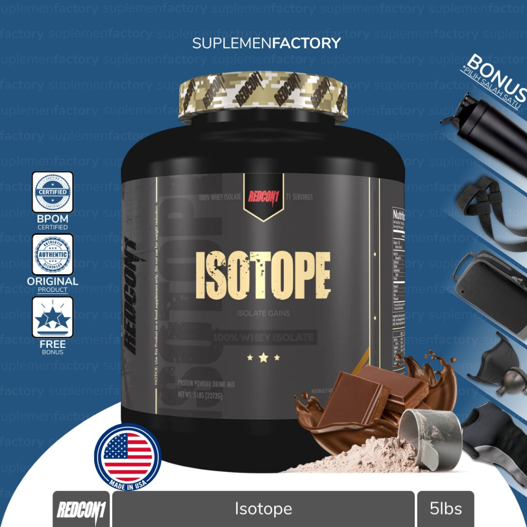 Jual Redcon Isotope Lbs Whey Protein Isolate Iso Tope Shopee Indonesia