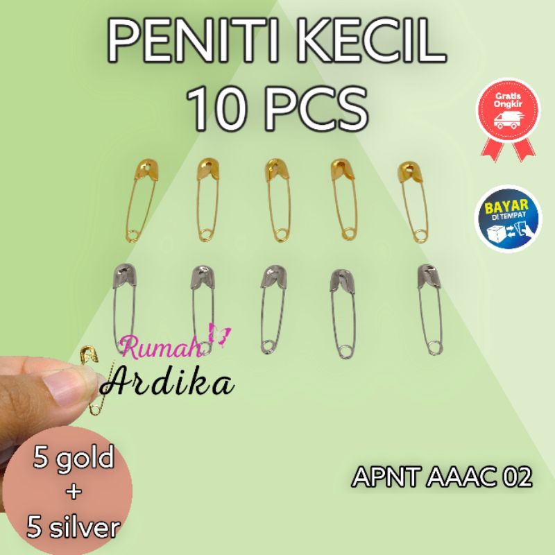 Jual Peniti Kecil 2 Cm Peniti Mini Peniti Hijab Set 10 Pcs 6 Pcs