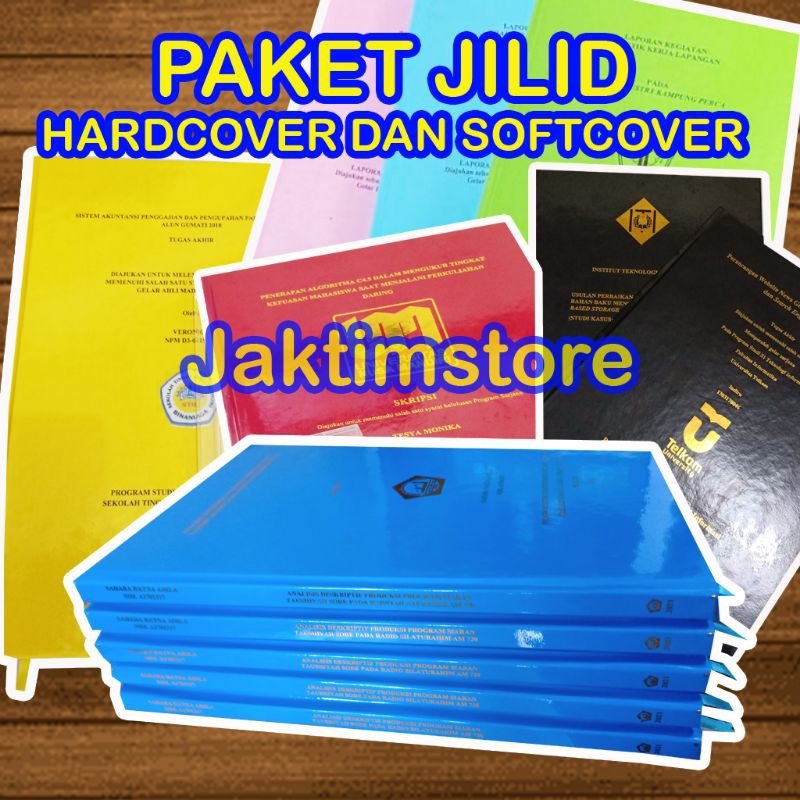 Jual PAKET JILID HARDCOVER DAN SOFTCOVER Shopee Indonesia