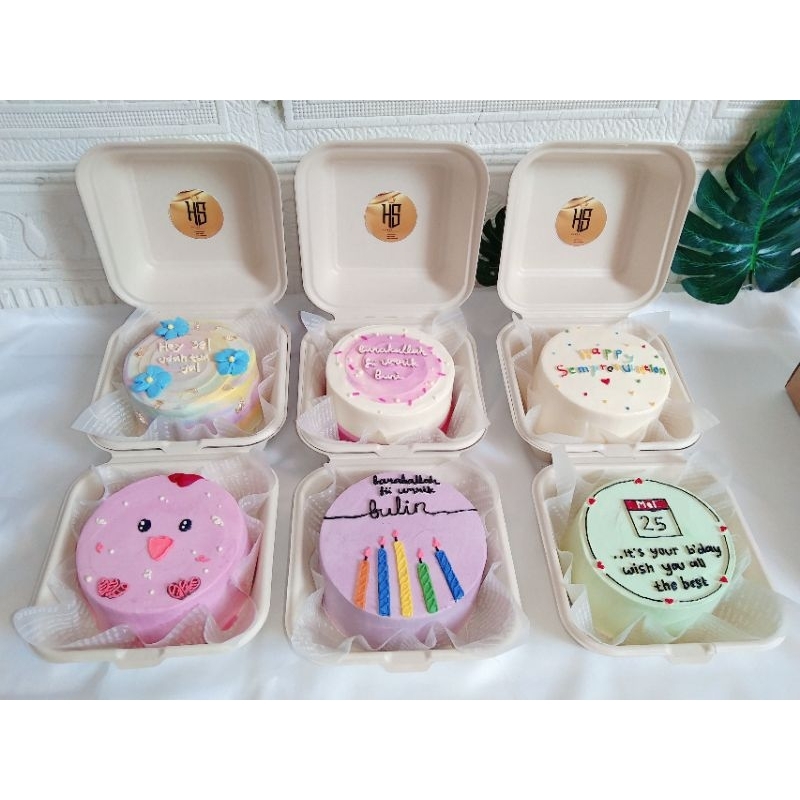 Jual Bento Cake Cm Korean Cake Mini Cake Korean Lunchbox Ogura Cake