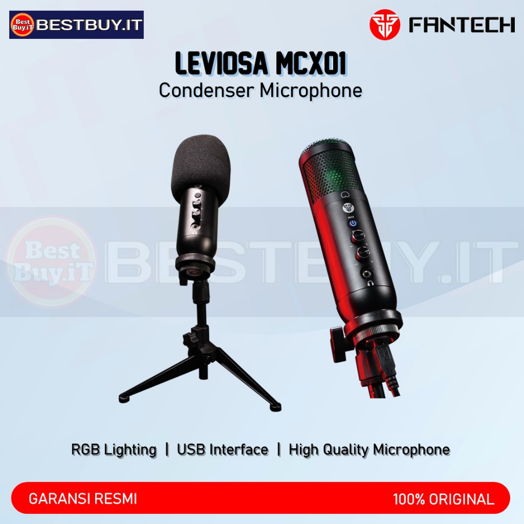 Jual Fantech Leviosa Mcx Condenser Microphone Usb For Pc Laptop