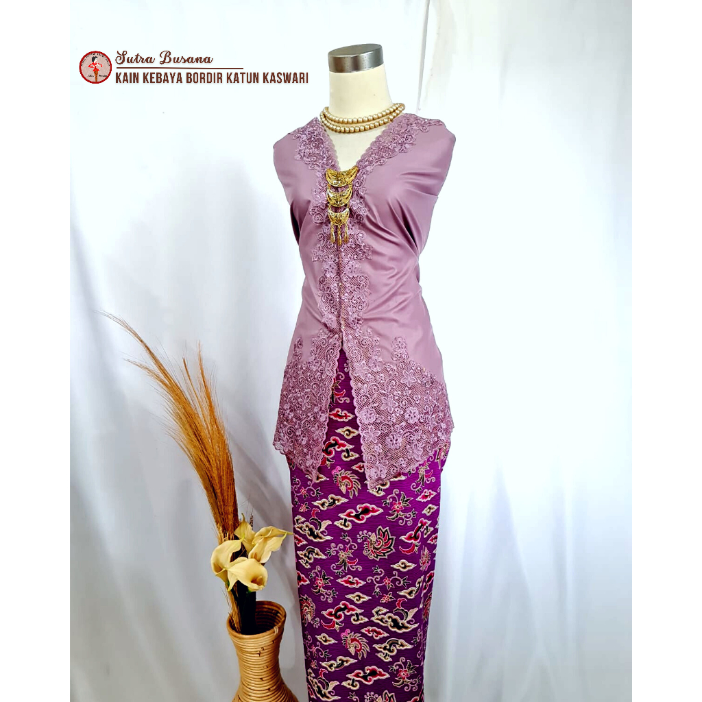 Jual Pusat Bordir Tasikmalaya Bahan Kebaya Bali Katun Kebaya Bordir