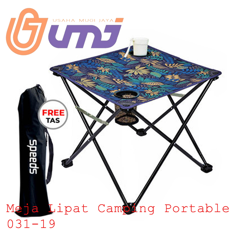 Jual Meja Lipat Kain Camping Piknik Portable Folding Table Outdoor