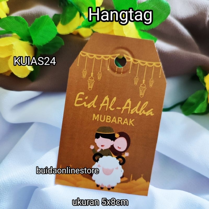 Jual Kartu Ucapan Stiker Hangtag Label Selamat Hari Raya Idul Adha