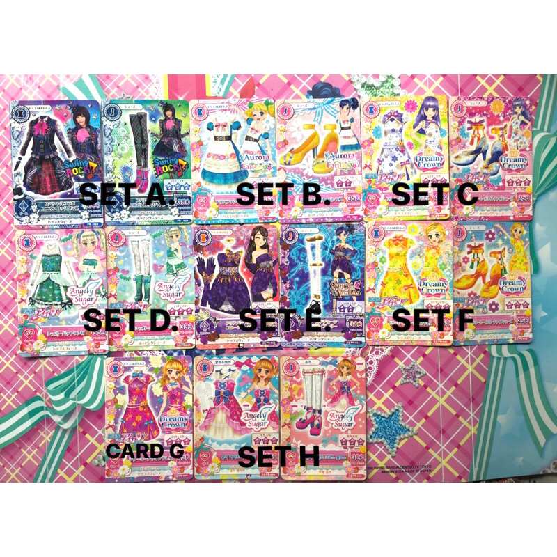 Jual Kartu Aikatsu Asli Jepang Dress Set Swing Rock Aurora Fantasy