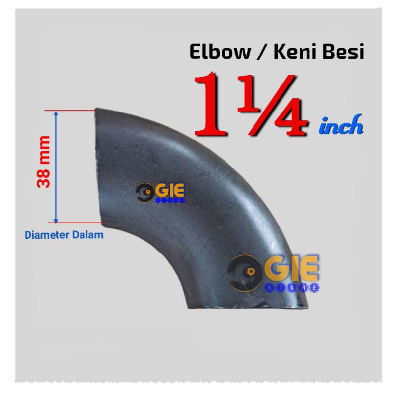 Jual Elbow Keni Elbo Besi Pipa 11 4 Inch 1 25 In Aksesoris Pagar Dan