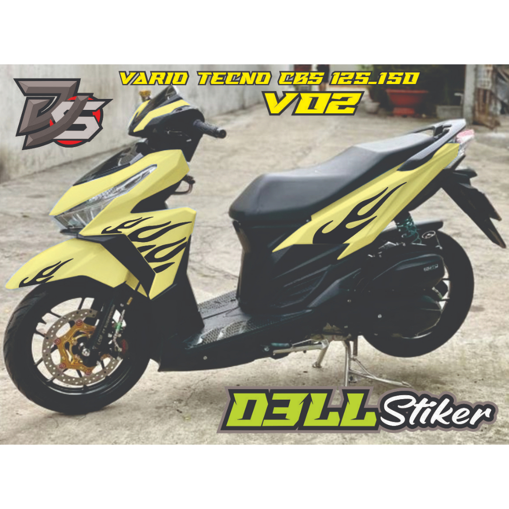 Jual Stiker Vario Cutting Sticker Striping Vario Led New Design