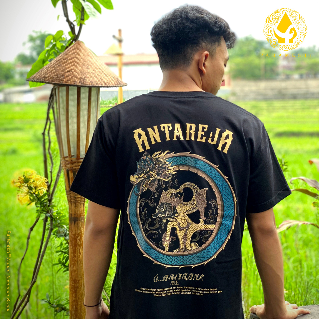 Jual Paramesti Kaos Jawa Wayang Antareja Kaos Distro Tshirts Budaya