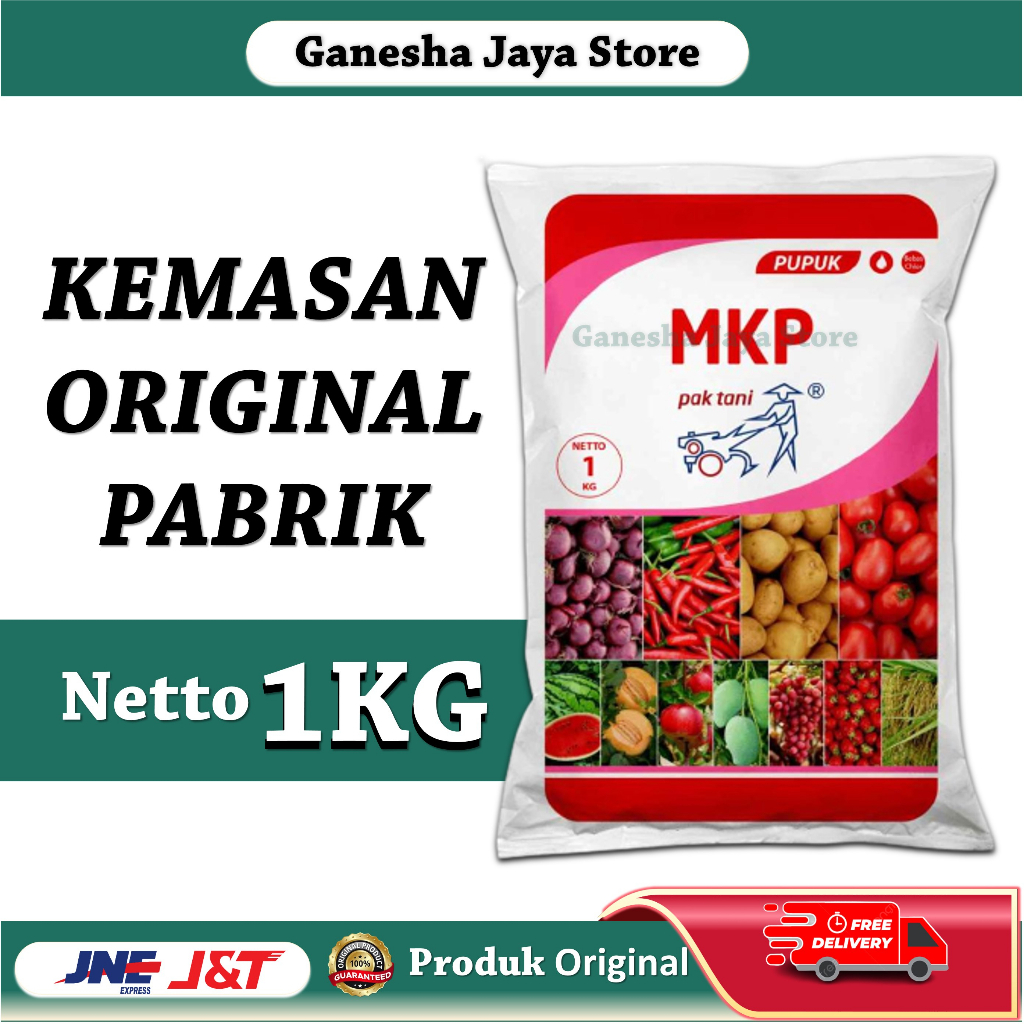 Jual Pupuk Mkp Pak Tani 1 Kg Mono Kalium Phospate Kemasan Original