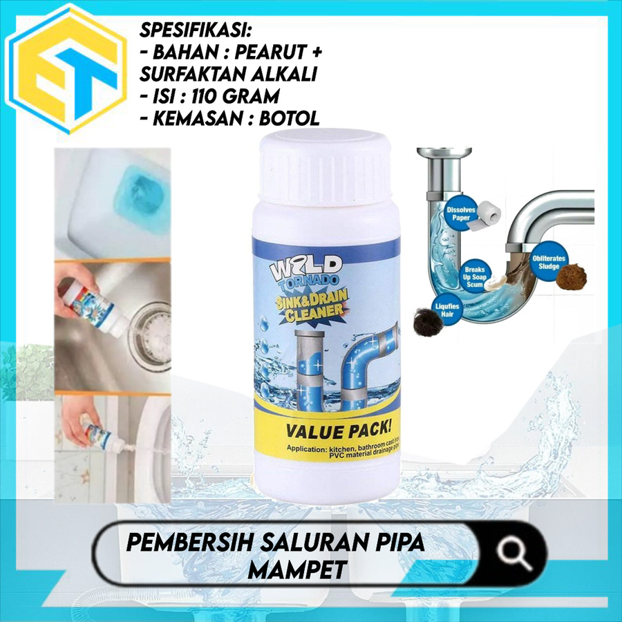 Jual Obat Anti Sumbat Pembersih Saluran WC Kloset Dan Saluran Pipa