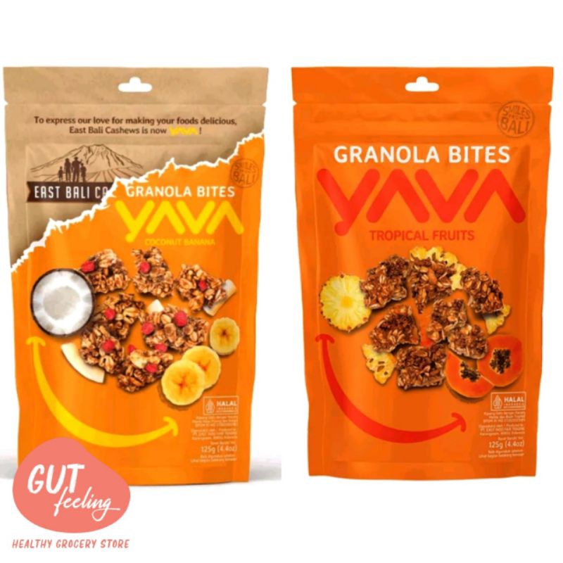 Jual Paket Bundling Yava Granola Bites Gr Coconut Banana Dan