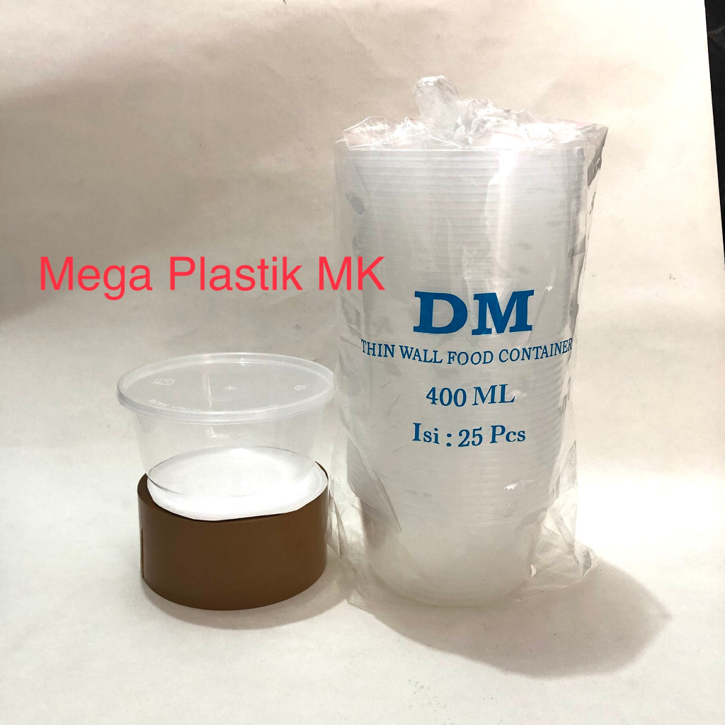 Jual Mangkok Thinwall Dm Food Container Ml Bulat Ml Datar