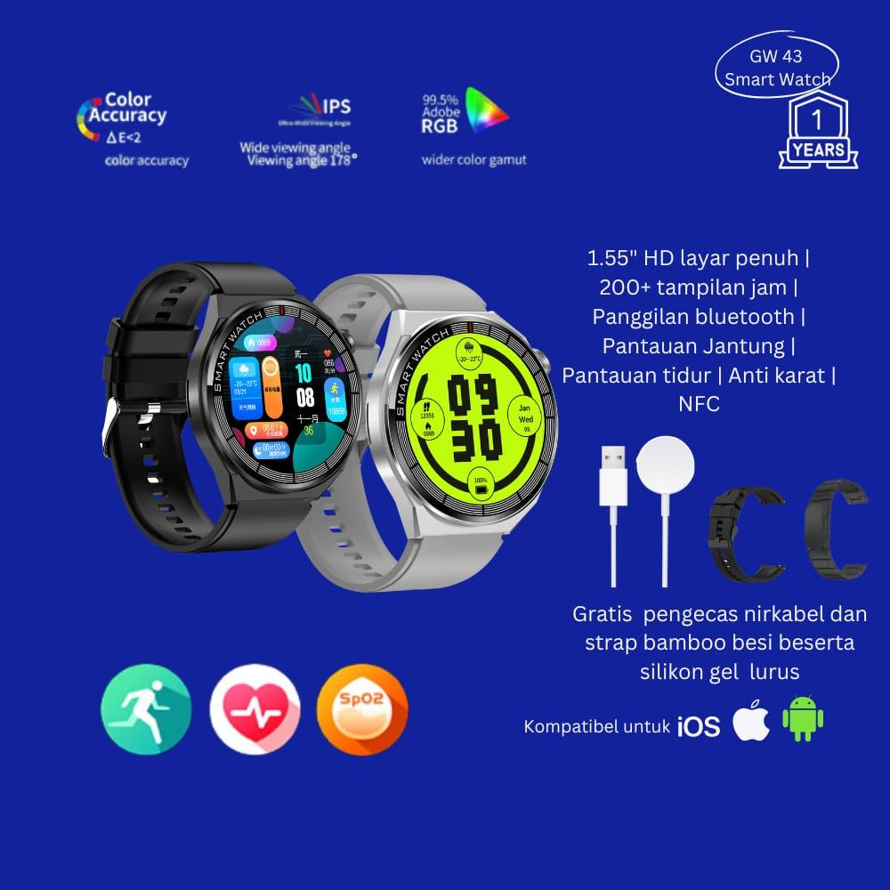 Jual Smartwatch Terbaru 2023 Jam Layar Sentuh Fungsi NFC Panggilan