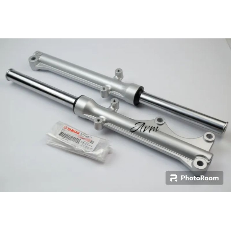 Jual Shockbreaker Depan Assy Warna Silver Yamaha Jupiter MX AS Shock