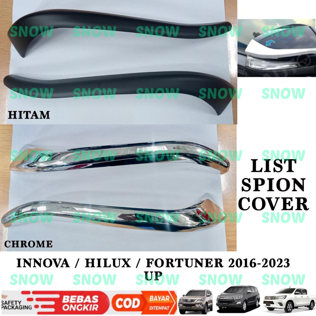 Jual List Spion All New Innova Fortuner Hilux Mirror