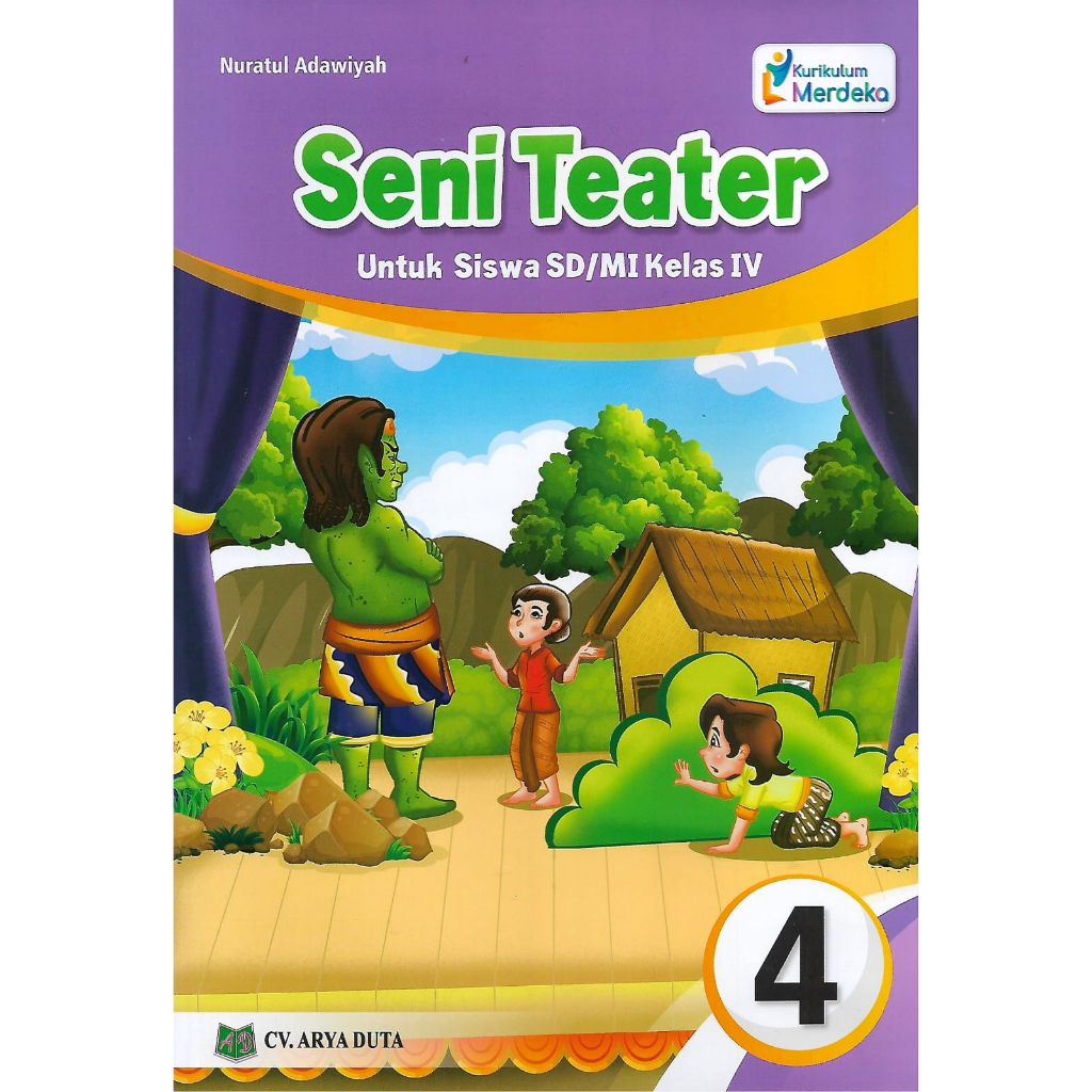 Jual Buku Seni Teater Kelas 4 SD MI Kurikulum Merdeka Shopee Indonesia