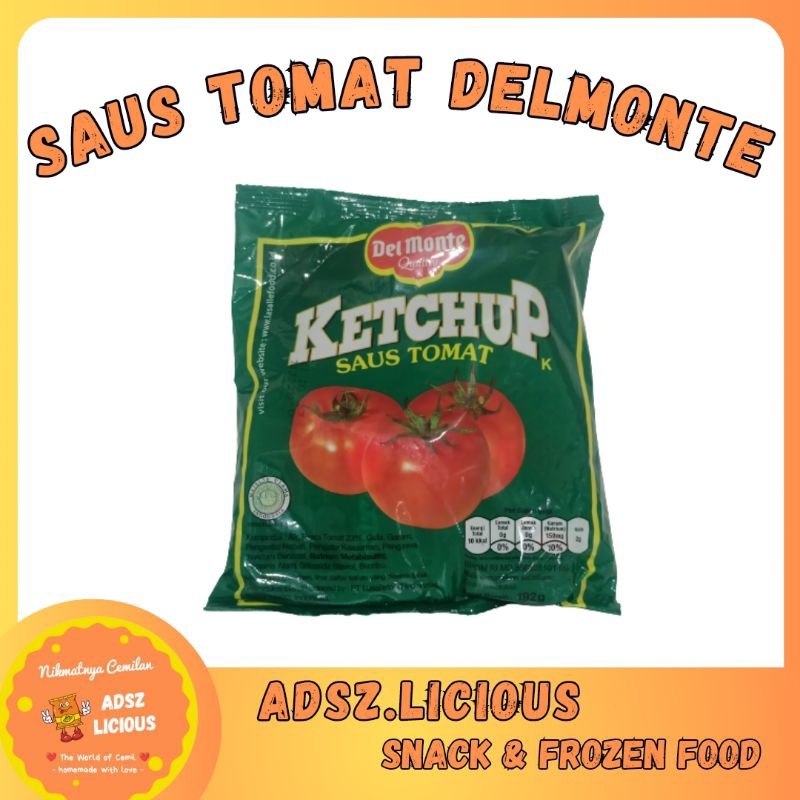 Jual DELMONTE SAUS TOMAT SASET ISI 24PCS Shopee Indonesia