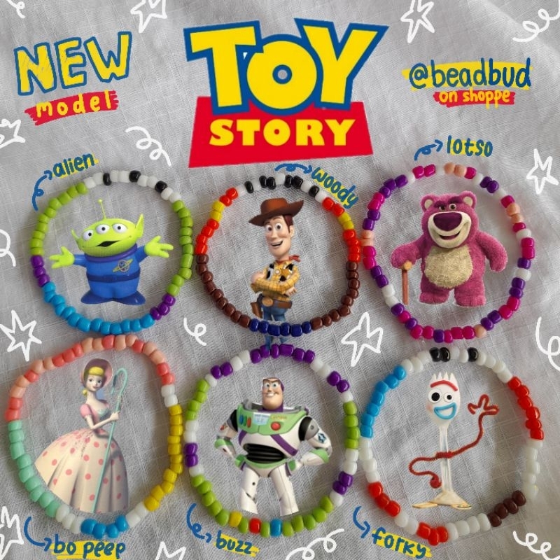 Jual Gelang Toy Story Toy Story Bracelet Gelang Manik Manik Gelang