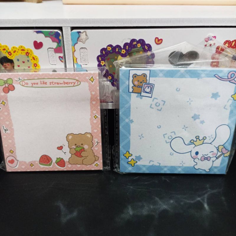 Jual Sticky Note Sanrio Notepad Memopad Lucu Catatan Cute Bear